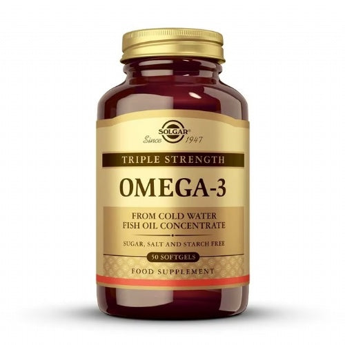 SOLGAR OMEGA 3 TRIPLE CONCENTRACION  50 CAPSULAS BLANDAS