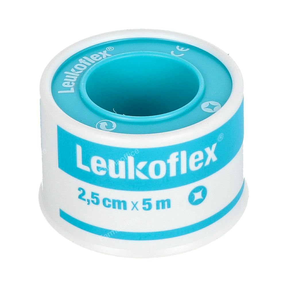 ESPARADRAPO HIPOALERGICO LEUKOFLEX 12 UNIDADES 5 M X 2,5 CM