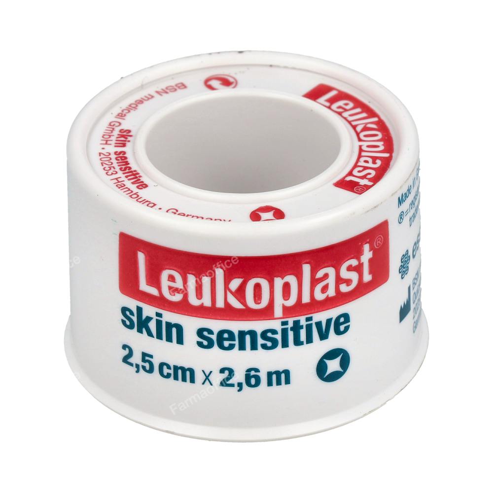 ESPARADRAPO HIPOALERGICO LEUKOPLAST SKIN SENSITIVE 1 UNIDAD 2,6 M X 2,5 CM