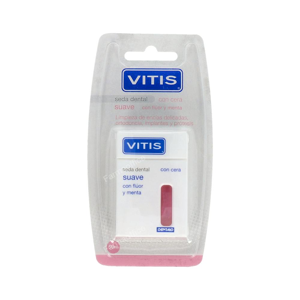 VITIS SEDA DENTAL CON FLUOR Y MENTA SUAVE  50 M