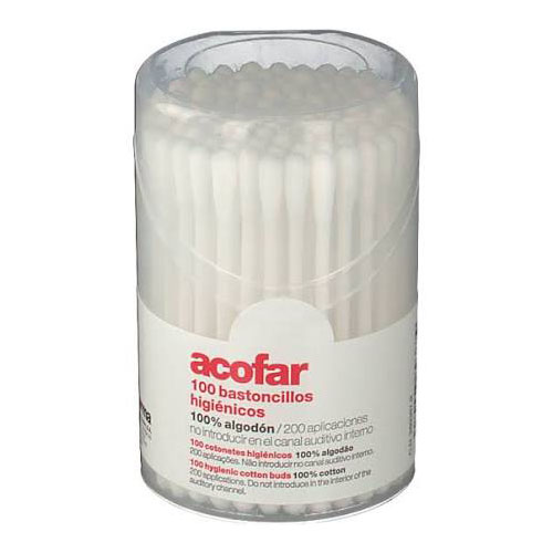 ACOFAR BASTONCILLO OIDO ALGODON BOTE 100 UN