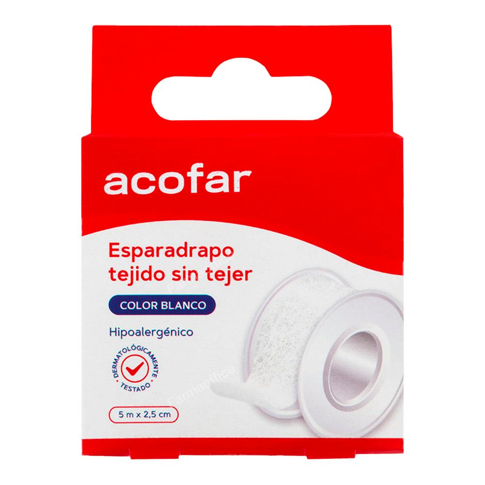 ESPARADRAPO ACOFAR HIPOALERG TEJIDO 5 MX5 CM PIEL/BEIG