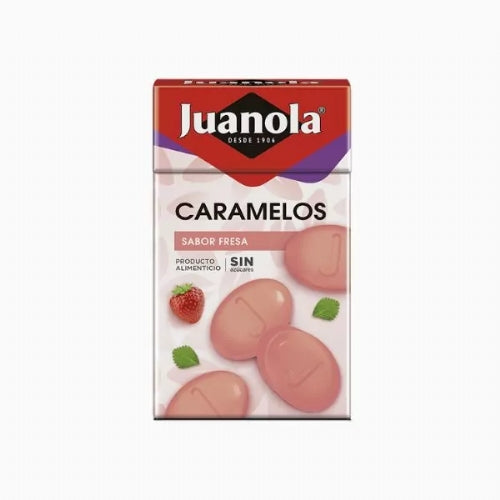 JUANOLA CARAMELOS  1 ENVASE 50 G SABOR FRESA