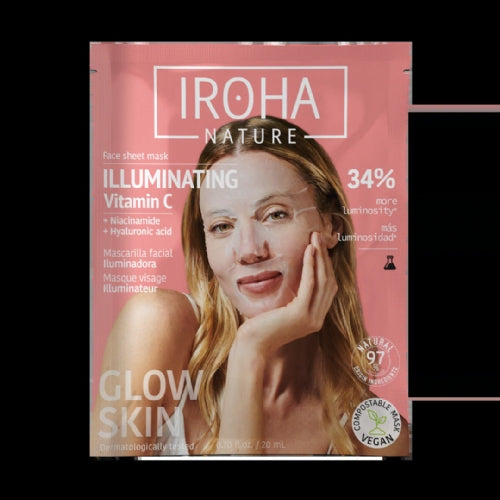 IROHA NATURE MASCARA FACIAL ILUMINADORA