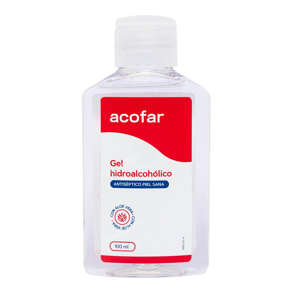 GEL HIDROALCOHOLICO ACOFAR 1 FRASCO 100 ML