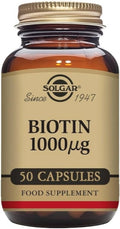 SOLGAR BIOTINA  1000 MICROGRAMOS 50 CAPSULAS VEGETALES