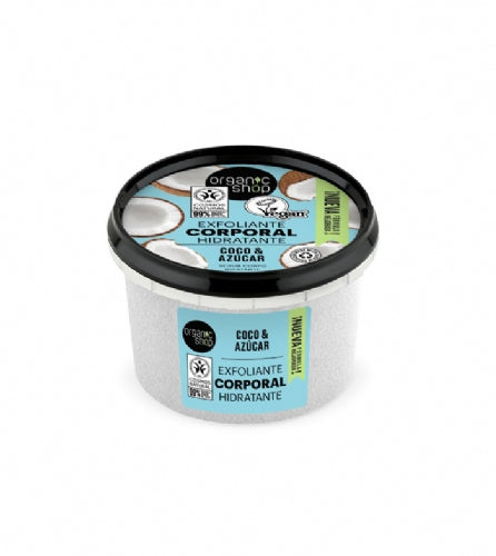 ORGANIC SHOP EXFOLIANTE CORPORAL DE AZUCAR«GROSELLA NEGRA Y EUCALIPTO CON EFECTO SAUNA, 250 ML