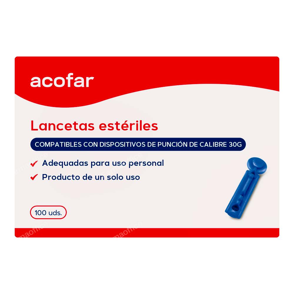 ACOFAR NESIRA LANCETAS ESTERILES 100 UN