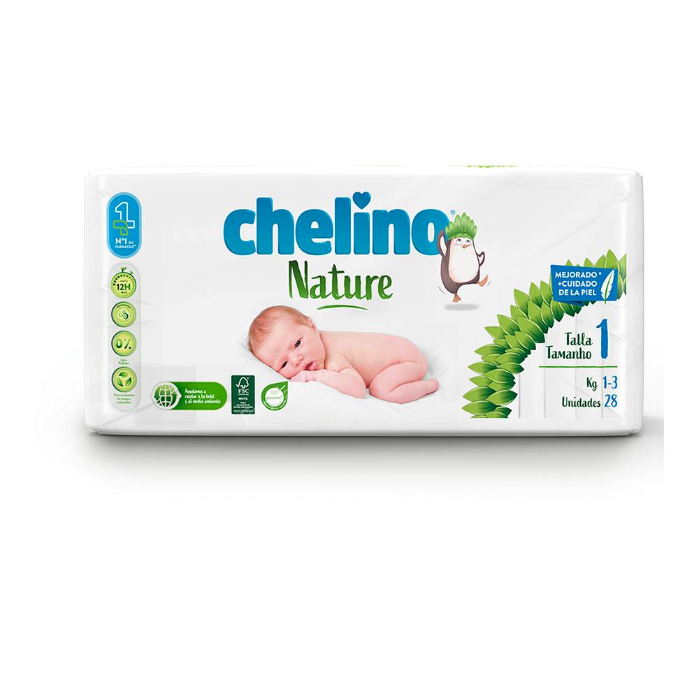 CHELINO PAÑAL INFANTIL NATURE T - 1 28 U