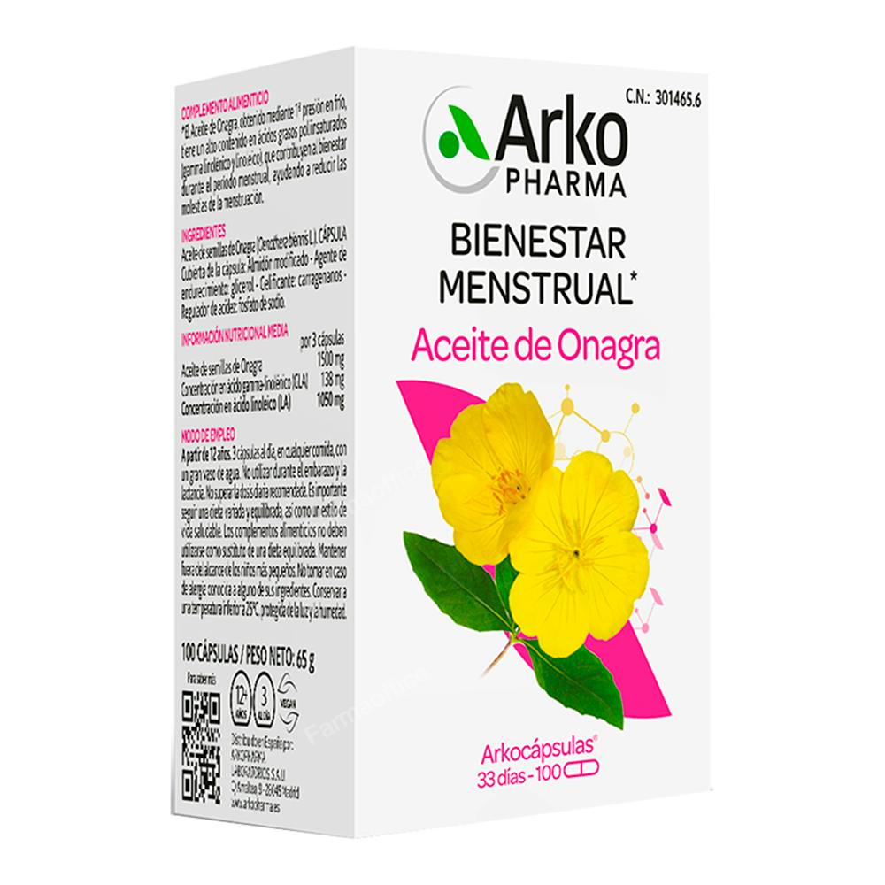 ACEITE DE ONAGRA ARKOPHARMA  500 mg 100 CAPSULAS