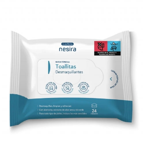 NESIRA TOALLITAS DESMAQUILLANTES 24 U