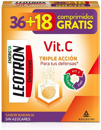 LEOTRON VITAMINA C 36+18 COMPRIMIDOS EFERVESCENTES