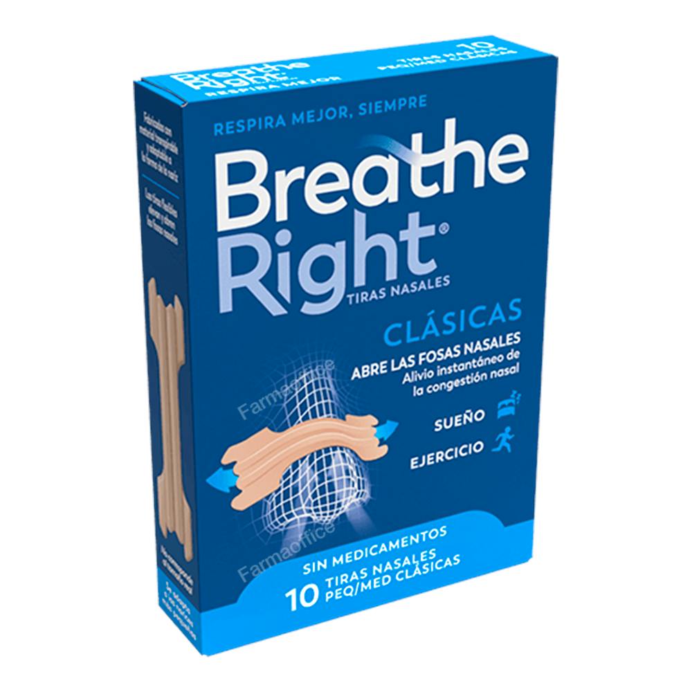 BREATHE RIGHT TIRAS NASAL PEQ 10 TIRAS