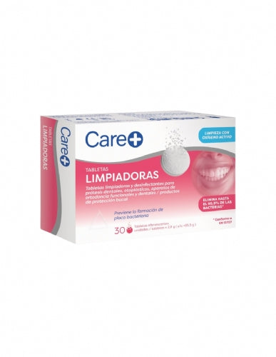 CARE+ TAB STADA LIMPIA DENTA POSTIZA 30 UN