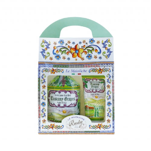 RUDY ESTUCHE TUSCANY GRAFES JABON Y CREMA DE MANOS