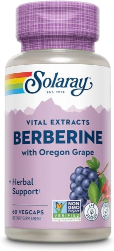 SOLARAY BERBERINE  60 CAPSULAS VEGETALES