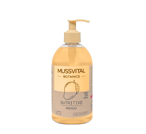 MUSSVITAL BOTANICS CHAMPU MANGO  1 ENVASE 500 ml