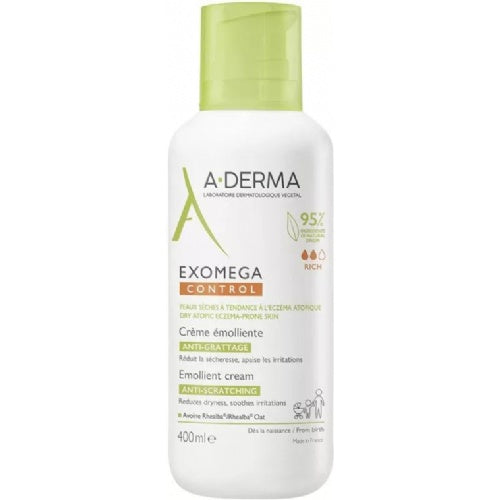 A-DERMA EXOMEGA CONTROL CREMA EMOLIENTE  1 ENVASE 400 ML