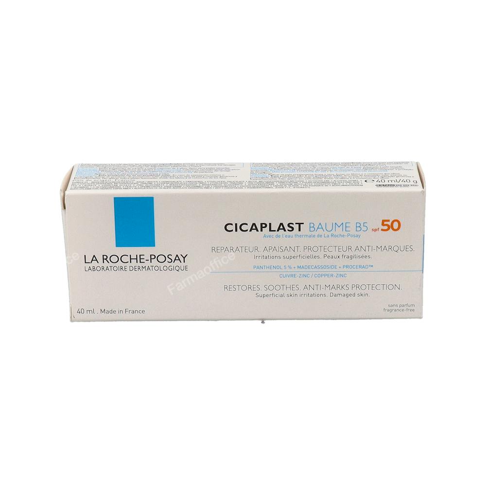 CICAPLAST BAUME B5 SPF50+ ANTIMARCAS 40 ML LA ROCHE POSAY