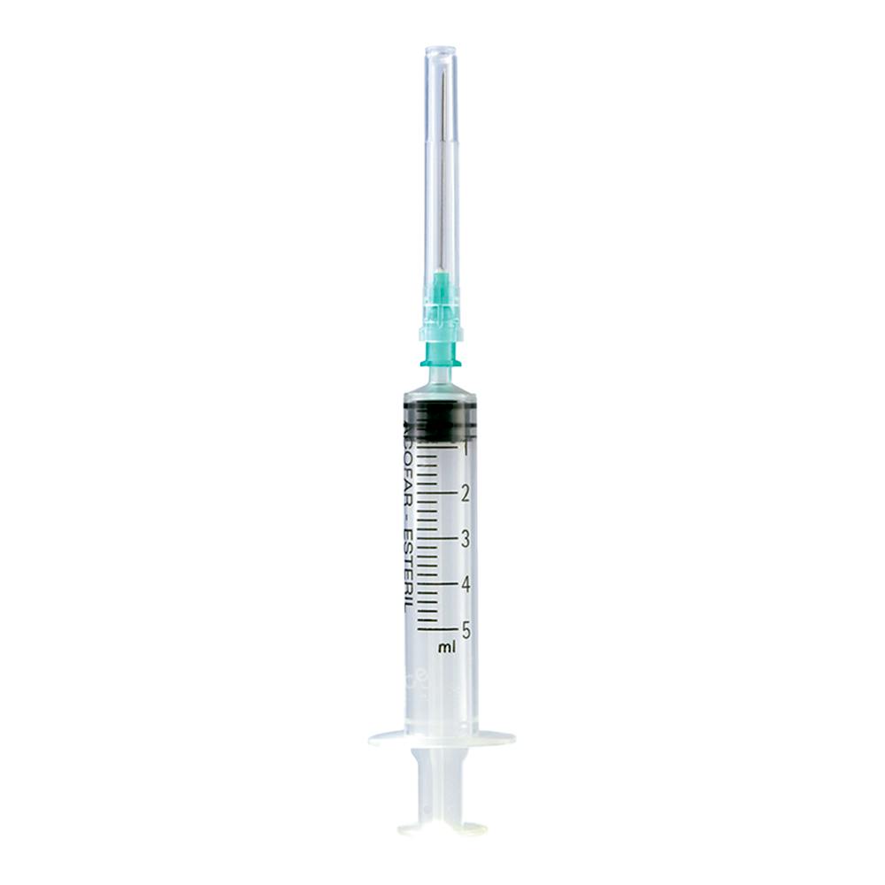 JERINGA ACOFAR 3 P EST 5 ML 40-8 MM VERDE 1 UN