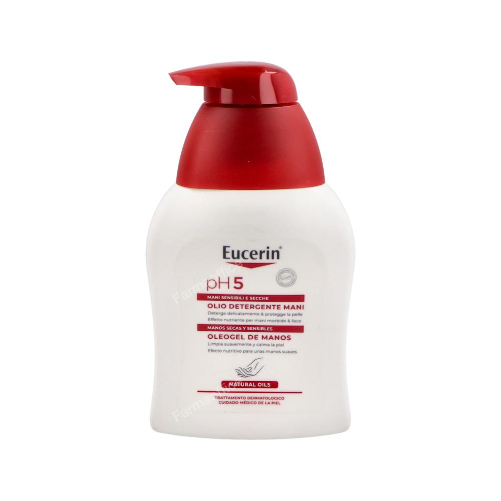 OLEOGEL MANOS EUCERIN PIEL SENSIBLE PH-5 1 ENVASE 250 ml