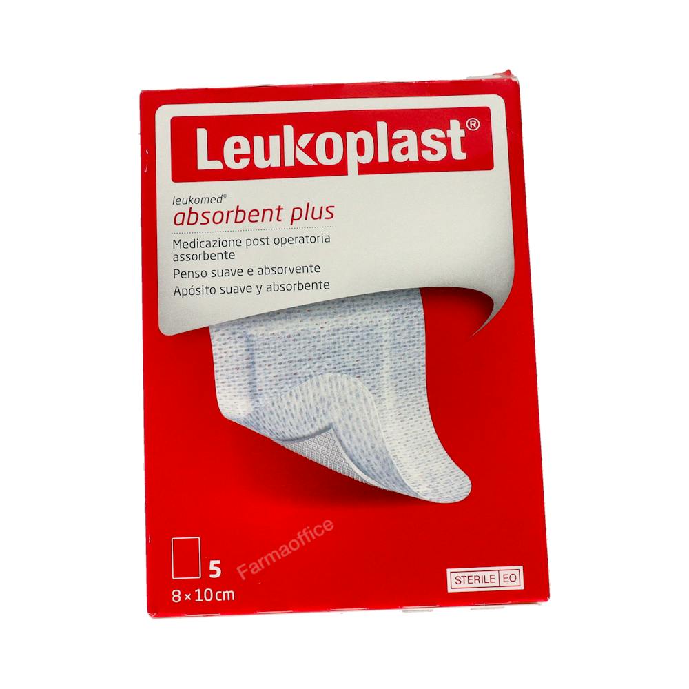 LEUKOMED APOSITO ESTERIL ADH 5 UNIDADES 10 CM X 8 CM