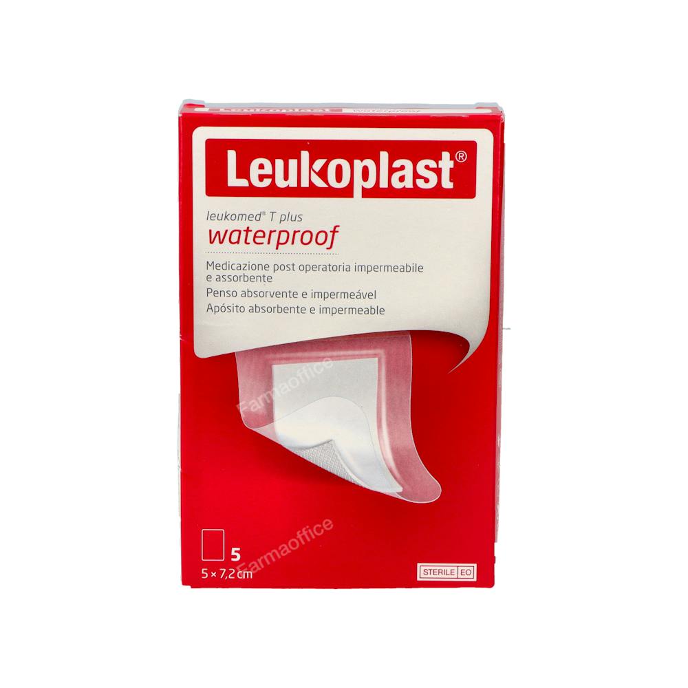 LEUKOPLAST APOSITO LEUKOMED T PLUS STE 5CM X 7,2CM 5 UN