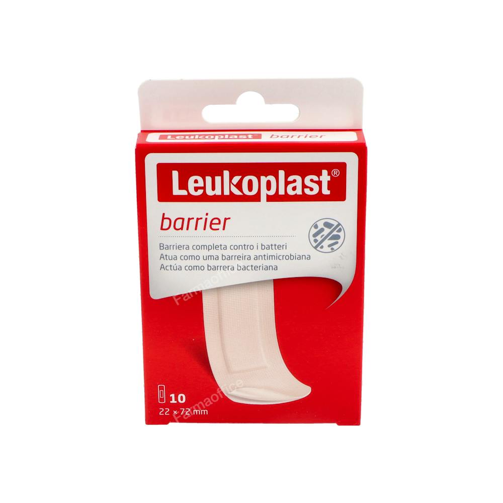 LEUKOPLAST BARRIER APOSITO ADH TRANSP 22 MM X 72 MM 10 U