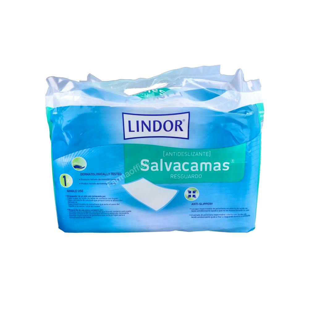 LINDOR EMPAPADOR/SALVACAMAS DESECH S/ALAS 60X90 CM 15 UN