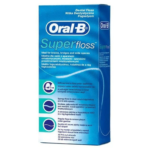 ORAL-B SEDA DENTAL SUPER FLOSS 50 UN