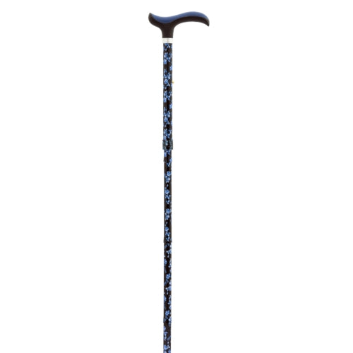 GARCIA BASTON ALUM PLEG 83-93 CM PEONAS AZULES CONT 19 MM (9