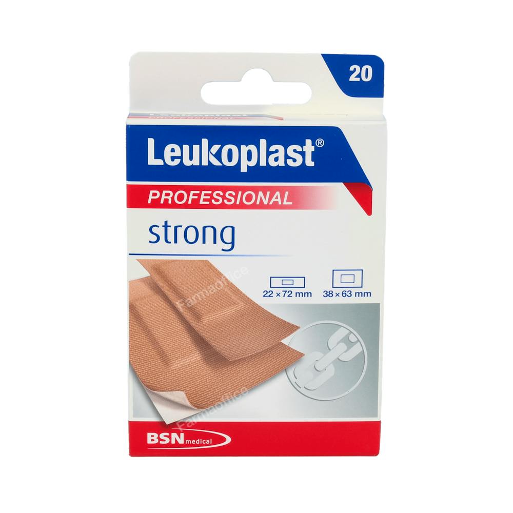 LEUKOPLAST STRONG APOSITO ADH SURTIDO 20 APOSITOS