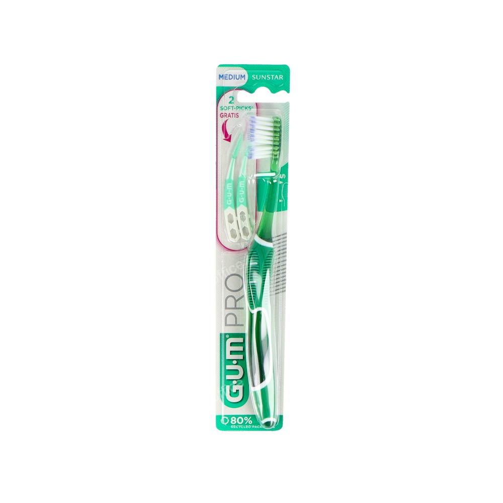 GUM CEPILLO DENTAL TECH PRO COMPAC MEDIO 528