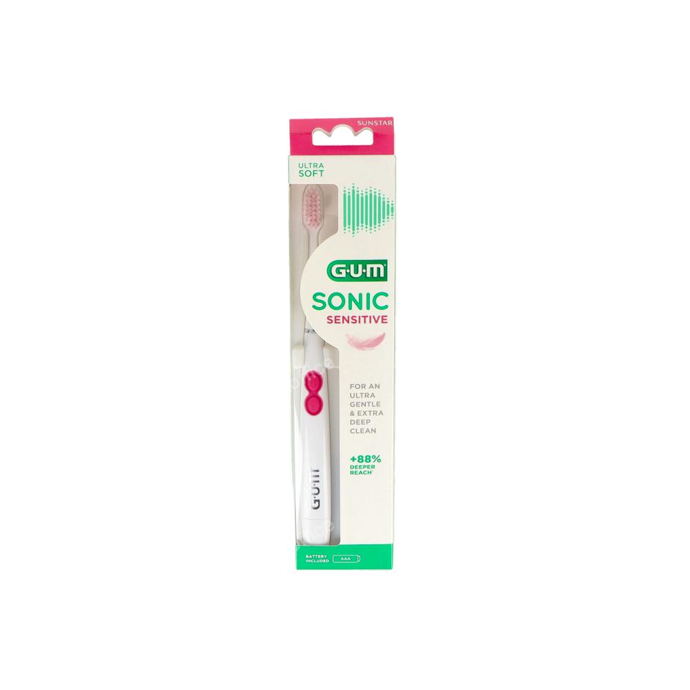 GUM CEPILLO ELEC SONIC SENSITIVE PILAS 1 UN