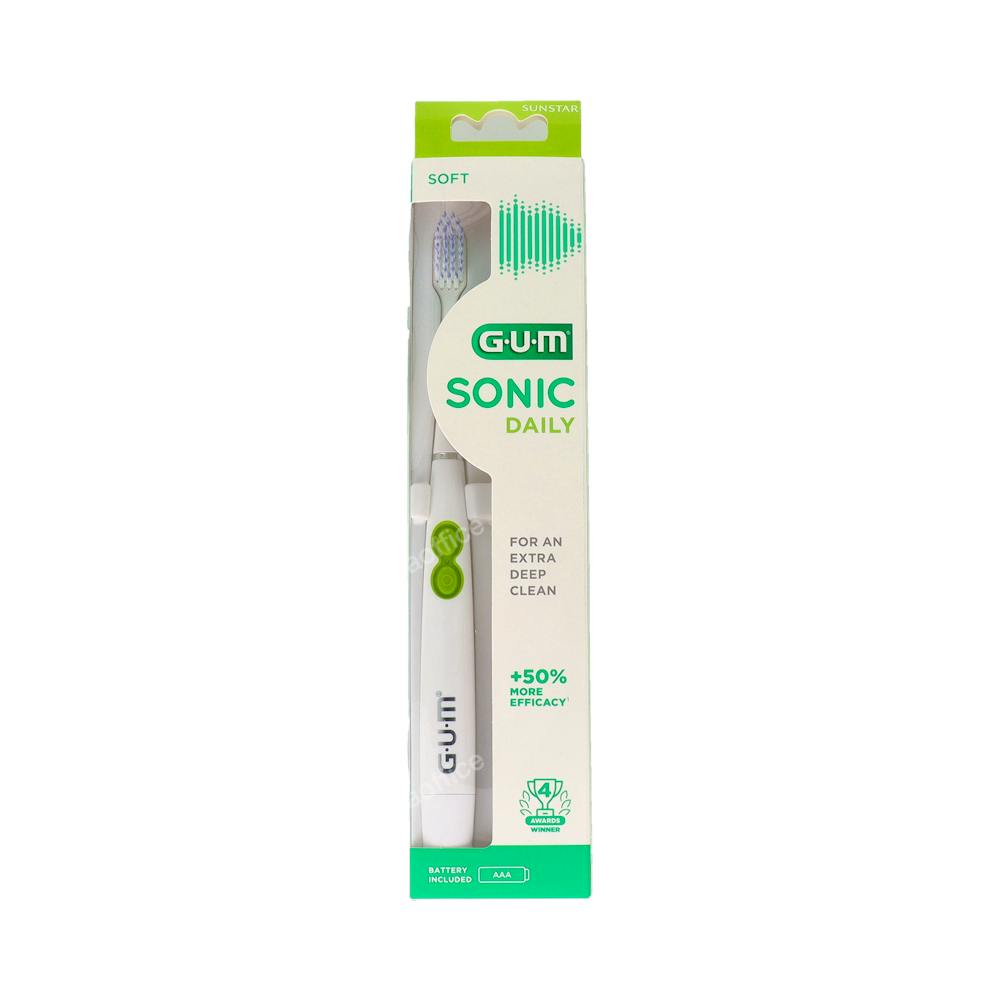 GUM CEPILLO ELEC SONIC DAILY BLANCO PILAS 1 UN