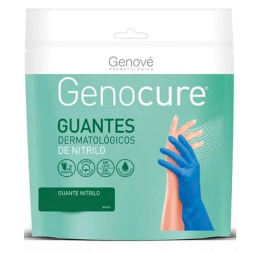 GENOCURE GUANTES DERM NITRILO T XL/9 2UDS
