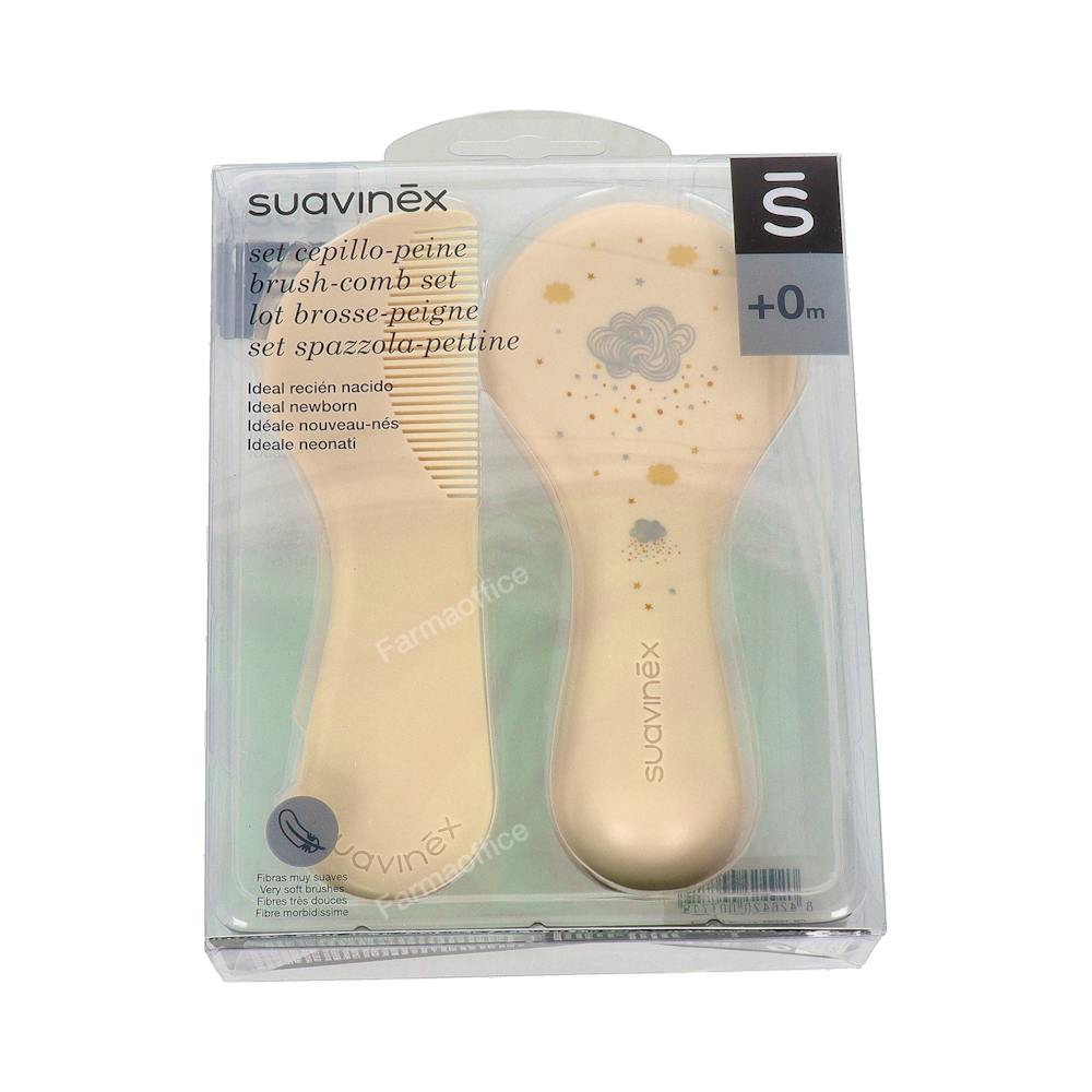 SET SUAVINEX CEPILLO Y PEINE GRIS