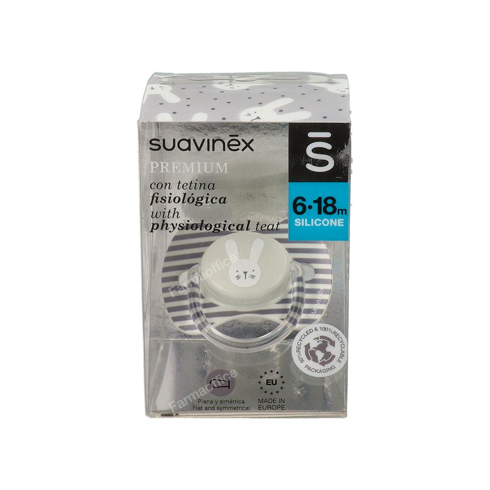 CHUPETE SUAVINEX PREMIUM SILI FISIO 4-18 M 1 UN