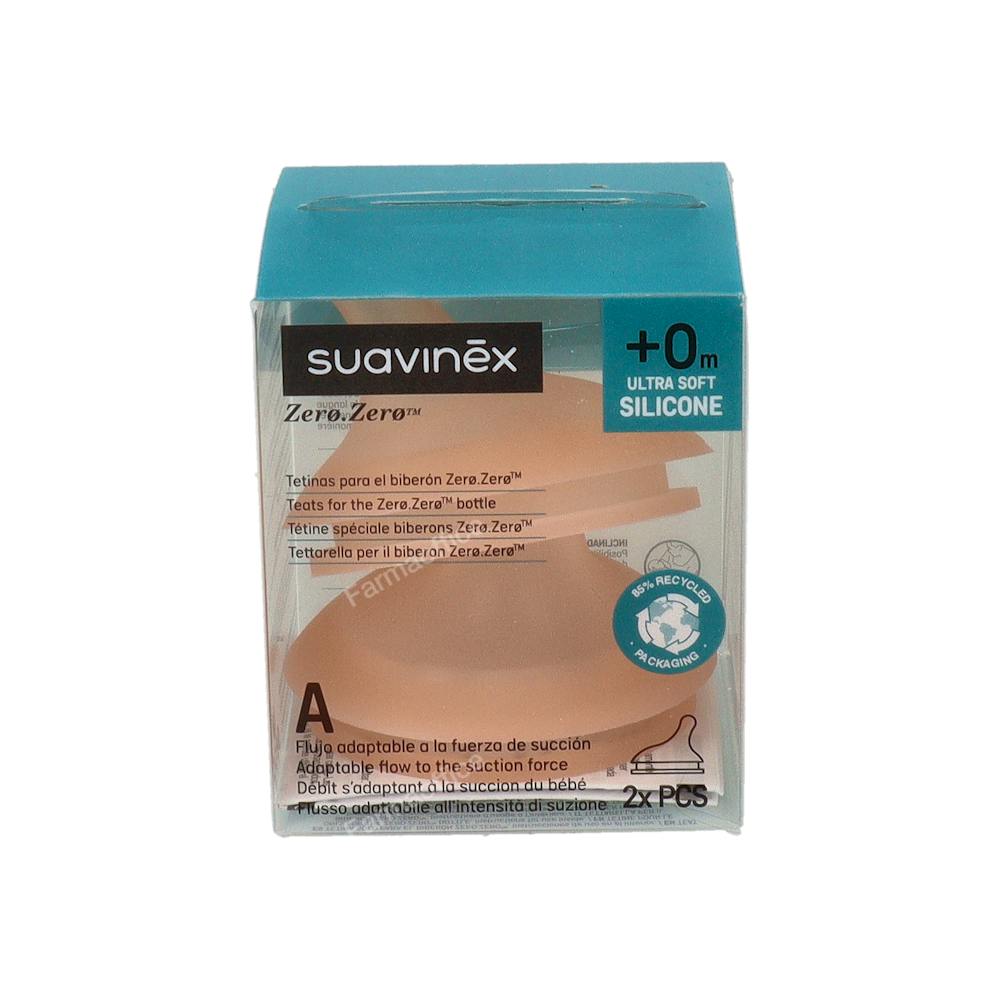 TETINA SUAVINEX ZERO ANTIC B/ANCHA SILI FLUJO ADAP 2 UN