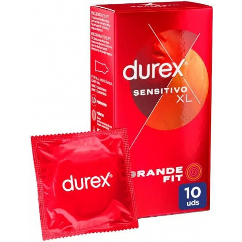 DUREX PROFILACTICO SENSITIVO XL 10U