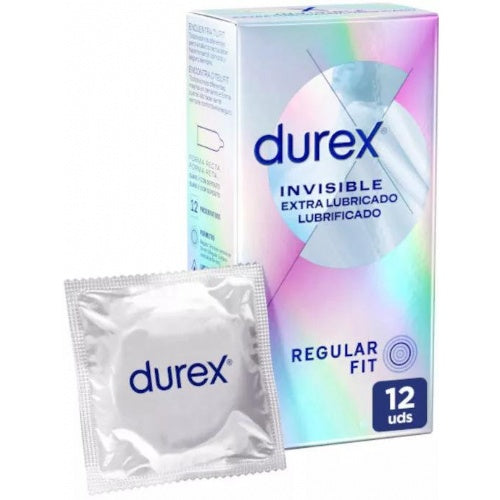 DUREX PROFILACTICO INVISIBLE LUBRIC 12 UN