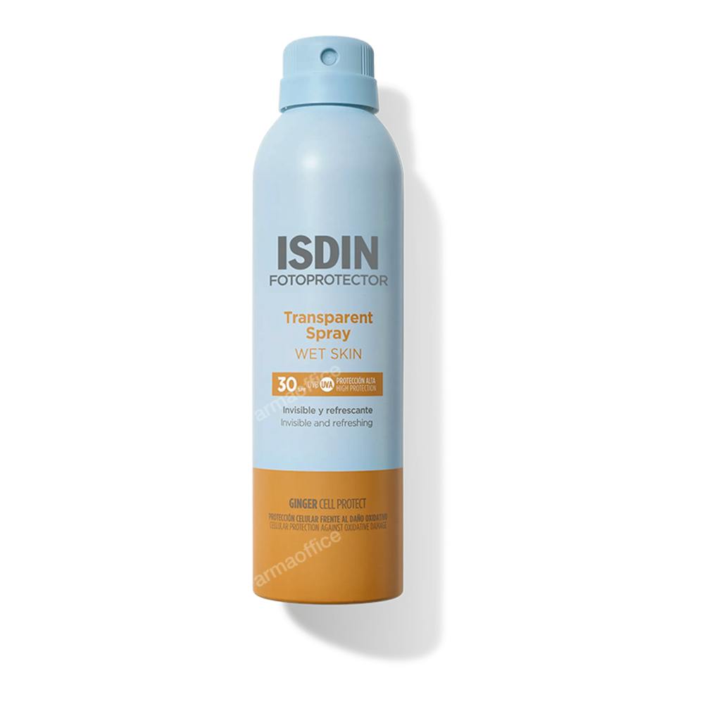 ISDIN FOTOPROTECTOR SPF 30 SPRAY TRANSPARENT WET SKIN  1 ENVASE 250 ML