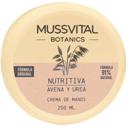 MUSSVITAL ESSENTIALS BOTANICS CREMA DE MANOS AVENA Y UREA  200 ML