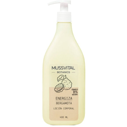 MUSSVITAL BOTANICS LOCION BERGAMOTA  1 ENVASE 400 ML
