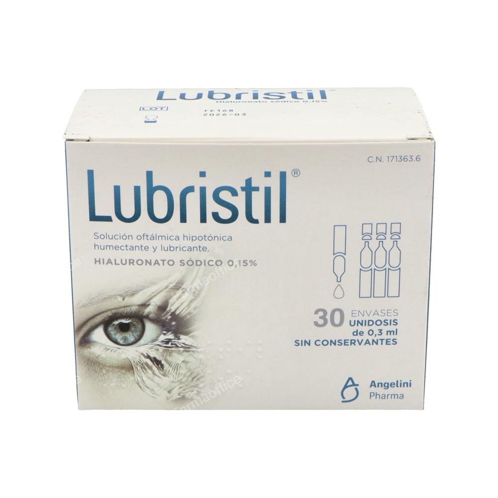 LUBRISTIL SOLUCION OFTALMICA  30 MONODOSIS 0,3 ml