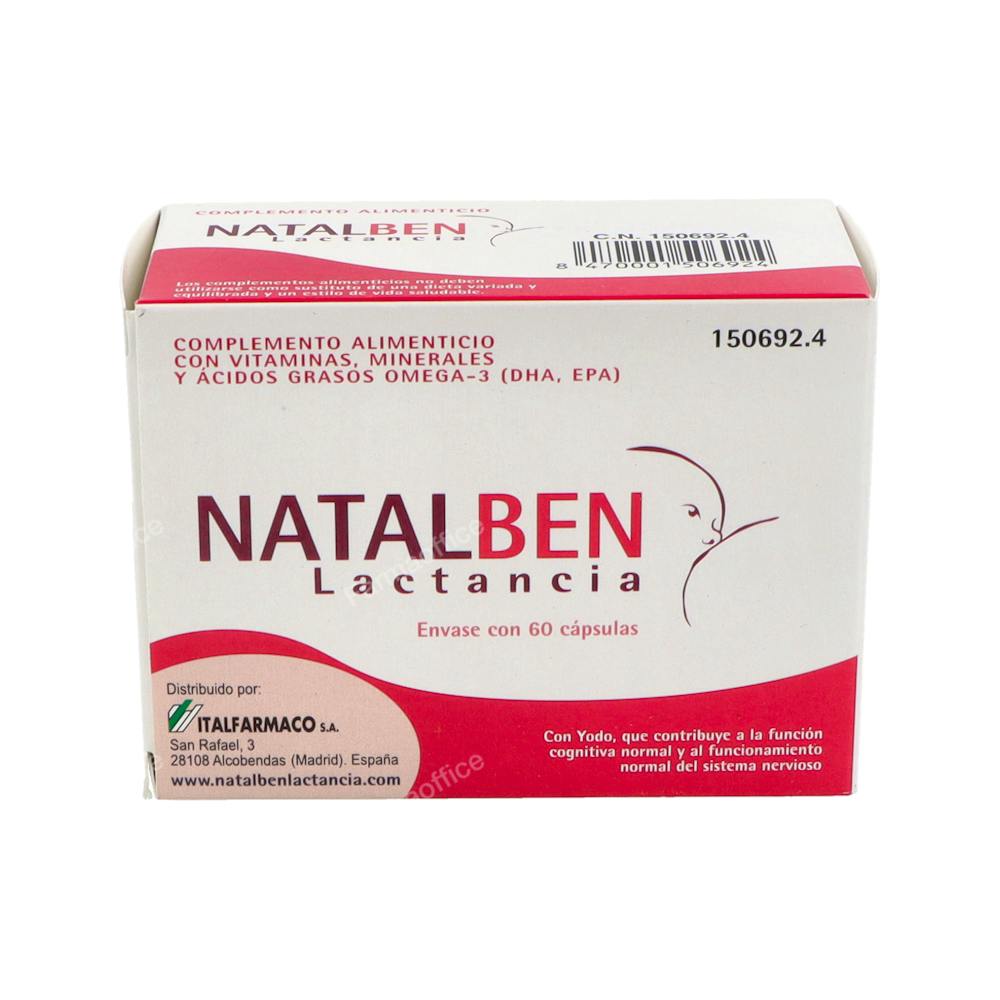 NATALBEN LACTANCIA  60 CAPSULAS