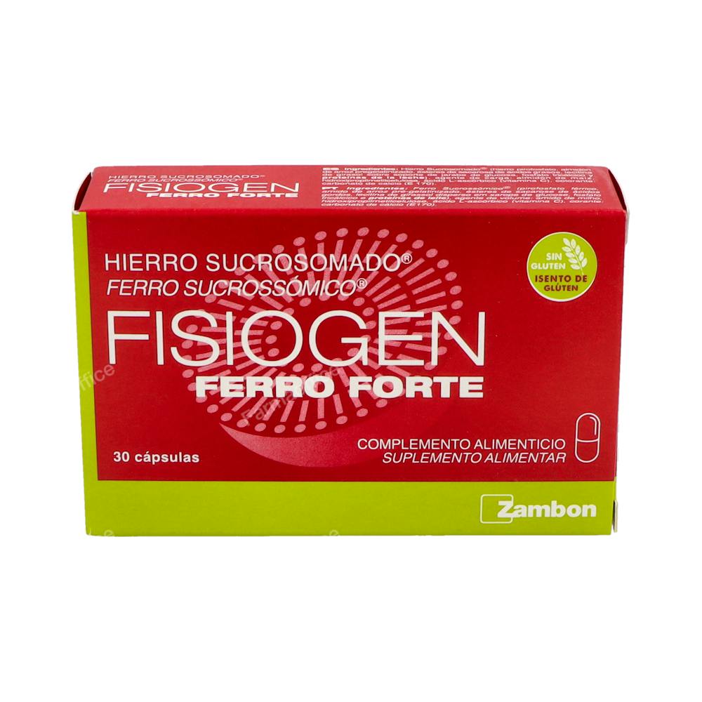FISIOGEN FERRO FORTE  30 CAPSULAS