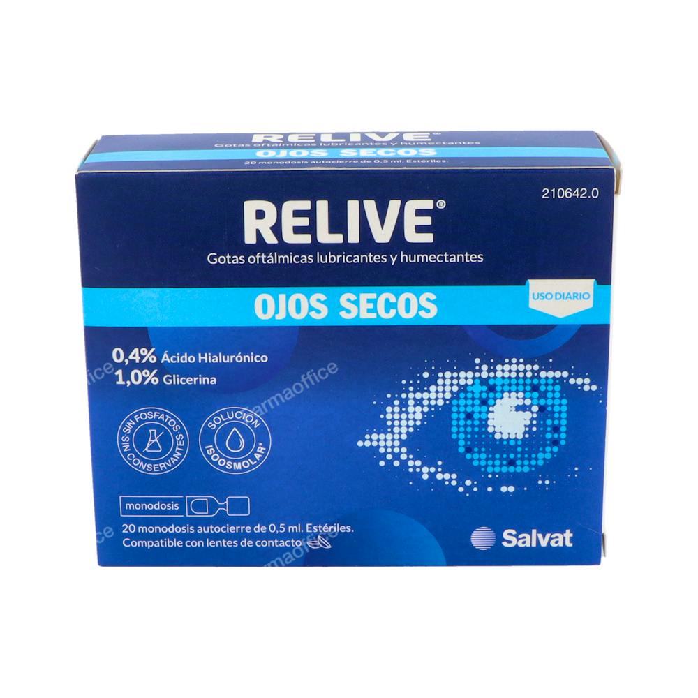RELIVE OJOS SECOS 20 MONODOSIS