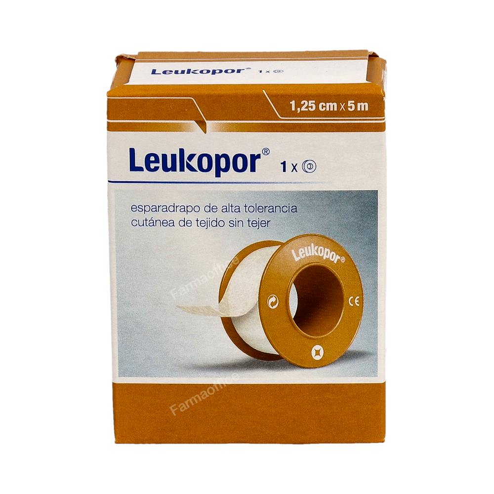 ESPARADRAPO LEUKOPOR HIPOALERG TEJIDO S/TEJER 5 MX1,25 CM BL