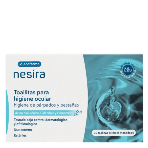 ACOFAR NESIRA TOALLITAS HIGIENE OCULAR 30 UN